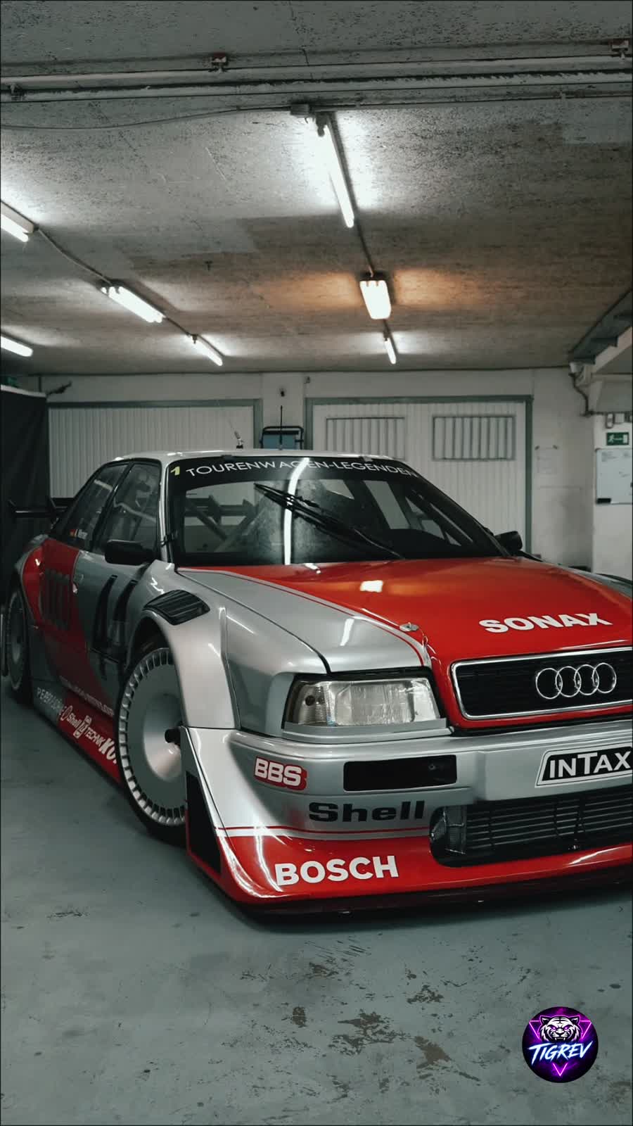 Racing Audi prototype — filming & editing