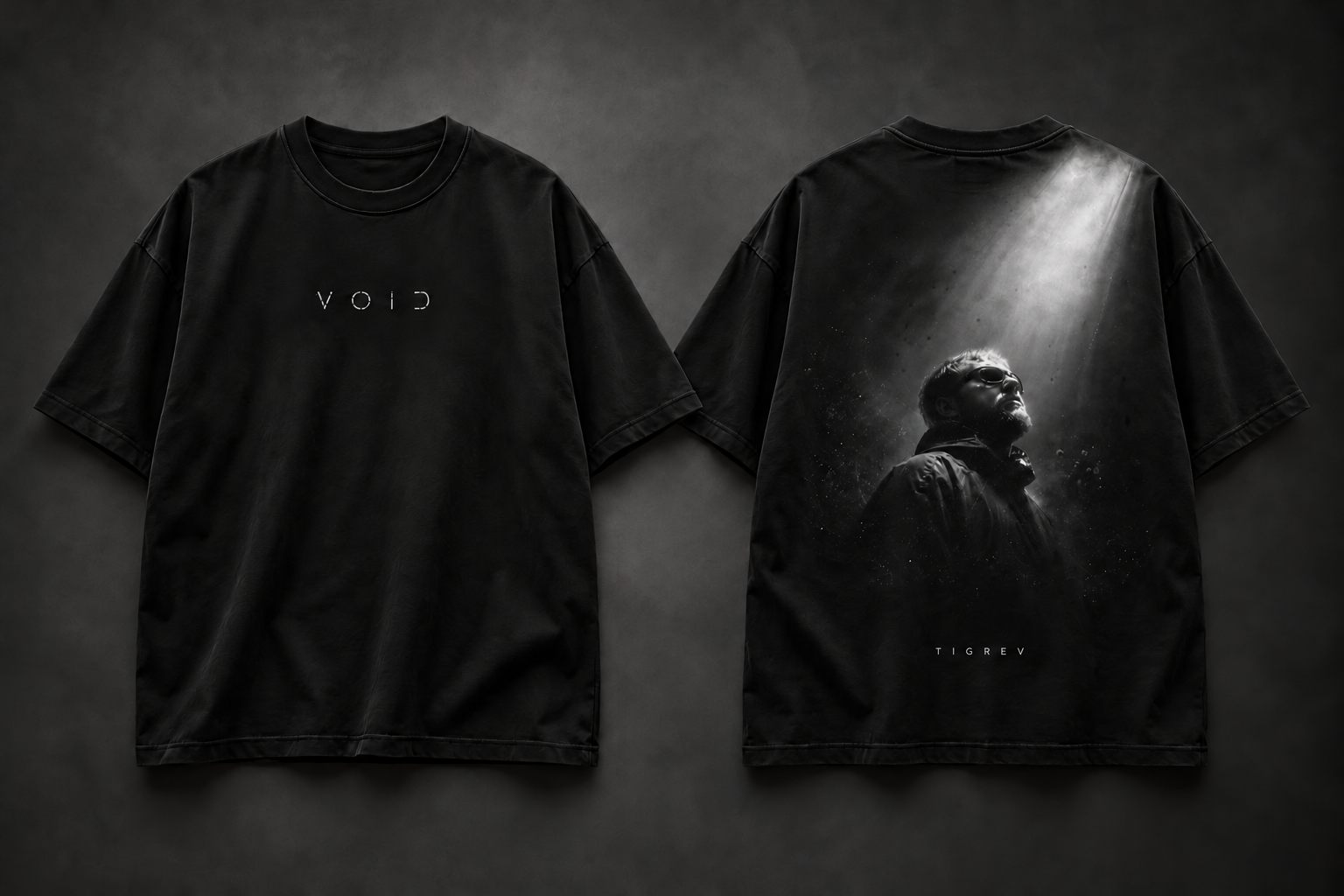 VOID merch: front and back